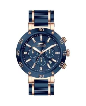 Men Klassisch Sports Quartz Analog Watch SLAZENGER SL.9.6175.2.01 Blau Dial 44mm image 1