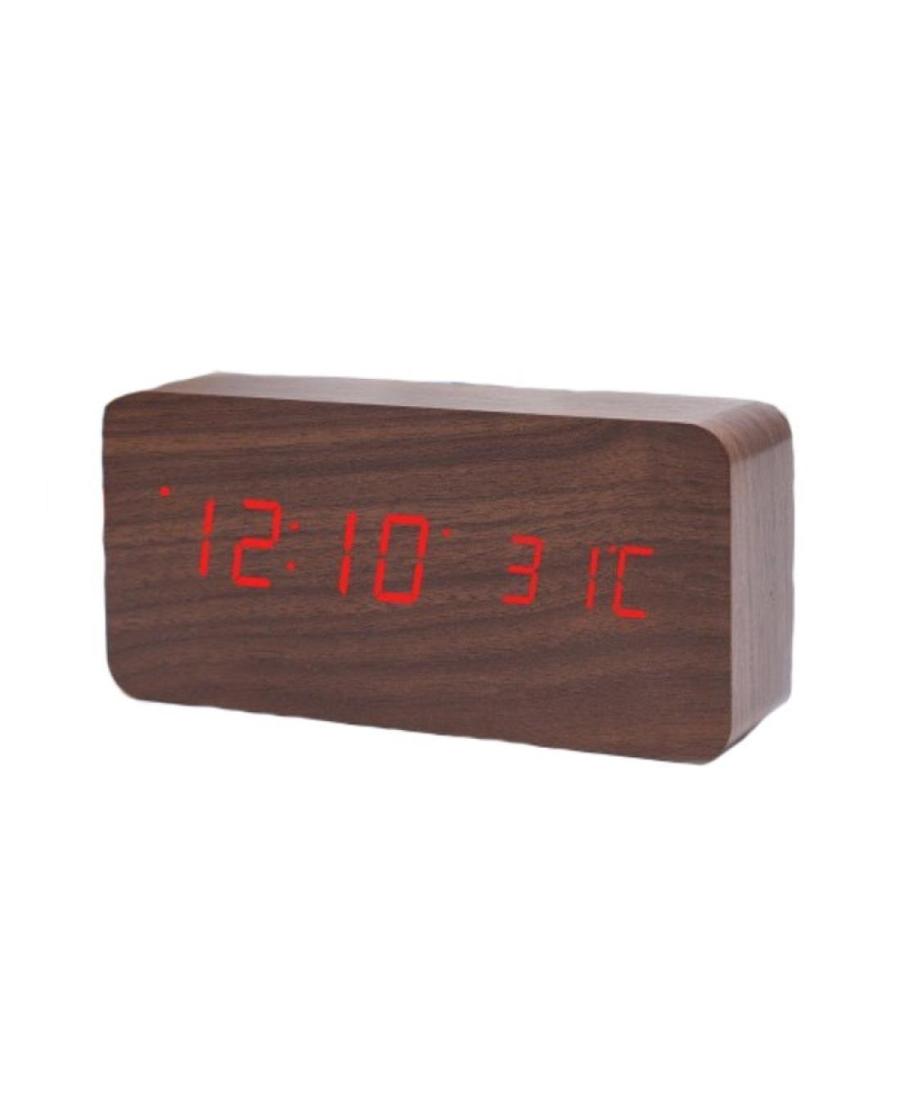 Electric LED Alarm Clock XONIX GHY-010/BR/RED Brown Plastic Hnědá