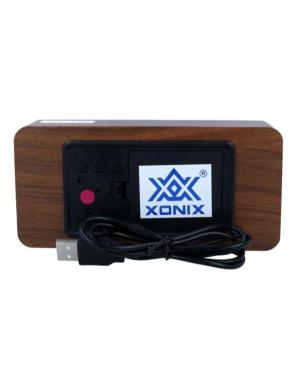 Electric LED Alarm Clock XONIX GHY-010/BR/RED Brown Plastic Hnědá image 2