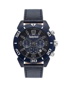 Men Fashion Quartz Analog Watch Chronograph TIMBERLAND TBL.15518JLBL/02 Černá Dial 46mm