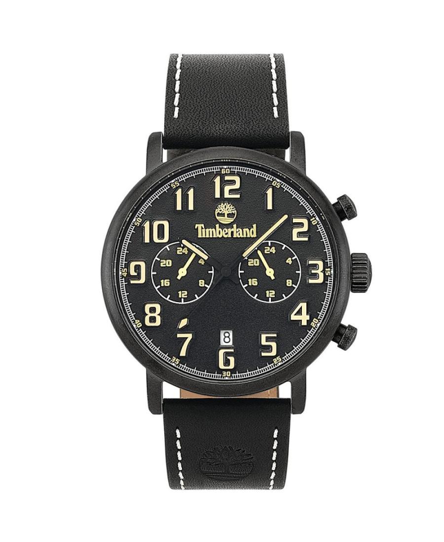 Men Fashion Quartz Analog Watch TIMBERLAND TBL.15405JSQU/02 Černá Dial 43mm