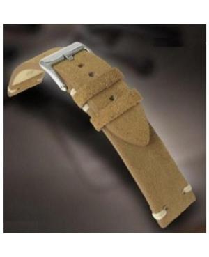 Watch Strap Diloy 417.23.22 Leather Gray Skórzany Szary 22 mm image 3