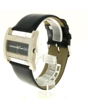 Женские Fashion Японские Кварцевые Аналоговый Часы Q&Q Q401J308Y Черный Циферблат 42mm изображение 2