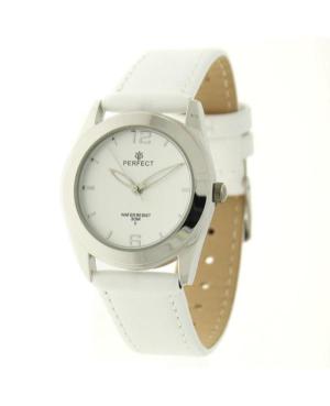 Women Classic Quartz Watch PERFECT PRF-K01-041 White Dial