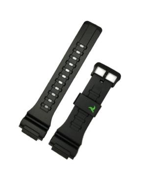 Watch Strap CASIO 10462707 Black 18 mm Juoda 28 mm