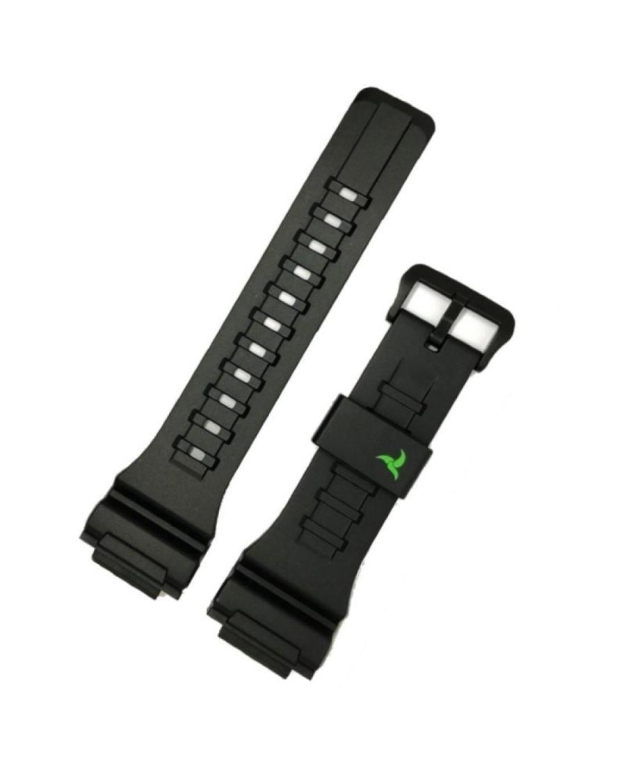 Watch Strap CASIO 10462707 Black 18 mm Juoda 28 mm