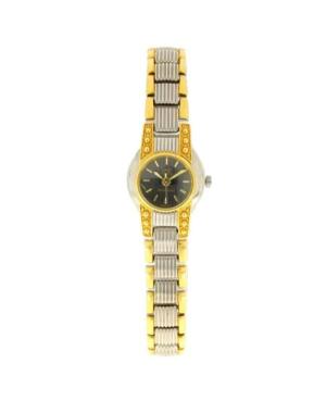 Women Klasické Japan Quartz Analog Watch Q&Q GE69-402 Černá Dial 19mm