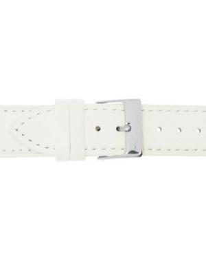 Watch Strap CONDOR Calf Strap 372R.09.20.W Skóra Skórzany Biały 20 mm image 2