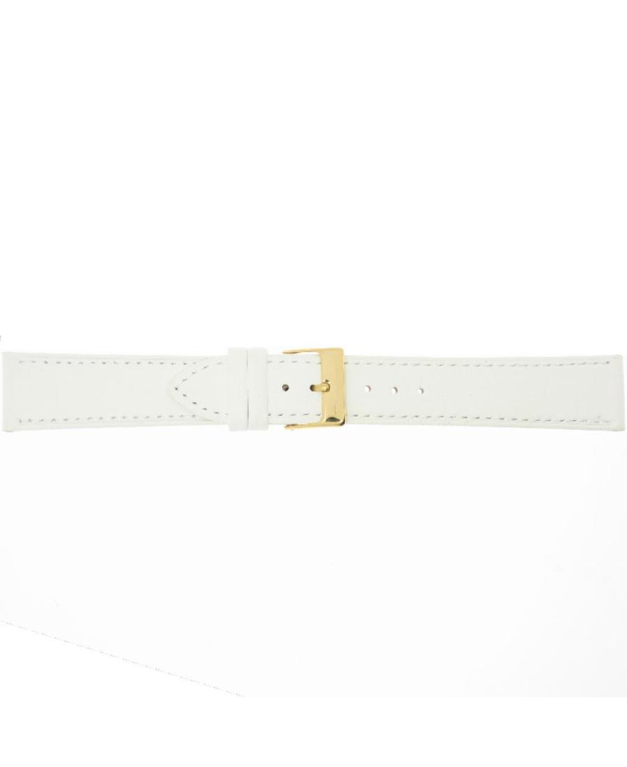 Watch Strap CONDOR Calf Strap 372R.09.20.Y White Weiß 20 mm