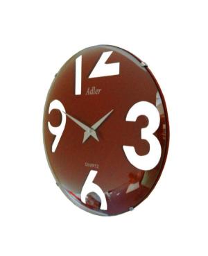 ADLER 21155W Настенные кварцевые часы Wood Стекло Орех