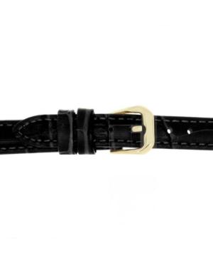 Watch Strap CONDOR Alligator Grain 305L.01.14.Y Black Juoda 14 mm image 2