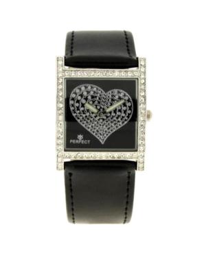 Women Classic Quartz Watch PERFECT PRF-K20-036 Black Dial 30mm