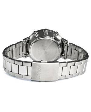 Men Klasické Japan Quartz Analog Watch Chronograph LORUS RM355FX-9 Černá Dial 43mm image 2