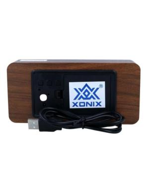 Electric LED Alarm Clock XONIX GHY-010JM/BR/WH Plastic Brown image 4