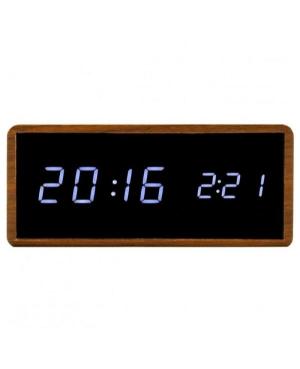 Electric LED Alarm Clock XONIX GHY-010JM/BR/WH Plastic Brown image 5