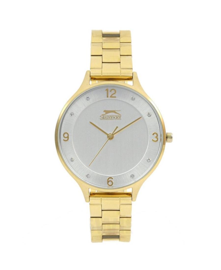 Women Klassisch Quartz Analog Watch SLAZENGER SL.9.6240.3.01 Silver Dial 35mm