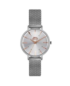Women Classic Quartz Analog Watch SLAZENGER SL.9.6203.3.01 Silver Dial 33mm