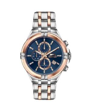Men Classic Quartz Watch SLAZENGER SL.9.6211.2.04 Blue Dial 47mm