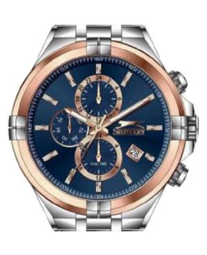 Мужские Классические Кварцевые Часы SLAZENGER SL.9.6211.2.04 Синий Циферблат 47mm изображение 1