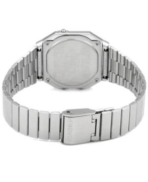 Men Functional Japan Quartz Digital Watch Alarm CASIO A700WE-1AEF Silver color Dial 40mm image 4