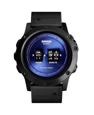 Men Fashion Quartz Digital Watch SKMEI 1546 BU Blau Dial 52mm