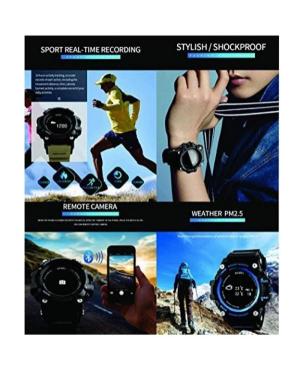 Men Sports Functional Quartz Digital Watch Alarm SKMEI 1188 BU Schwarz Dial 54mm image 3