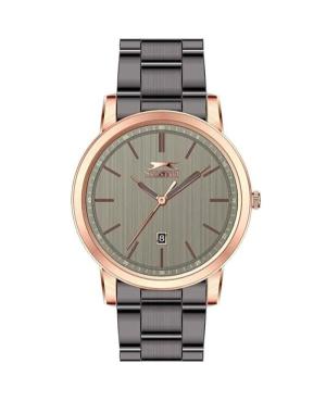 Vyriškas Klasikinis Kvarcinis Rodyklinis Watch SLAZENGER SL.9.6275.1.02 Silver color Dial 44mm