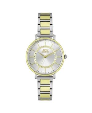 Moteriškas Klasikinis Kvarcinis Rodyklinis Watch SLAZENGER SL.9.6245.3.05 Sidabras Dial 34mm