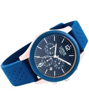 Men Sports Japan Quartz Analog Watch Chronograph LORUS RT353HX-9 Blau Dial 44mm image 3