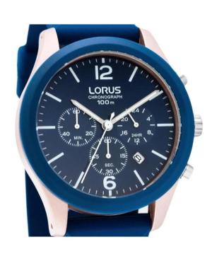 Men Sports Japan Quartz Analog Watch Chronograph LORUS RT353HX-9 Blau Dial 44mm image 4