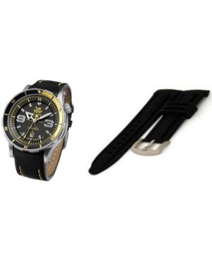 Vostok Europe ANCHAR Watch Strap VE-ANCHAR-SL.01.24.W Mat buckle Silicone Black Silikonas Juoda 24 mm image 1
