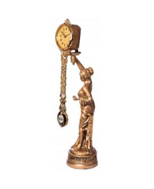 ADLER 80002G Clock Poliston Dark gold color image 2