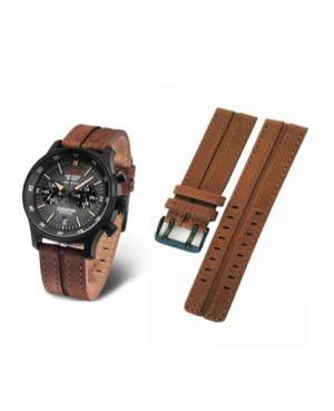 VOSTOK EUROPE VE-EXS.03.22.B Коричневий 22 мм