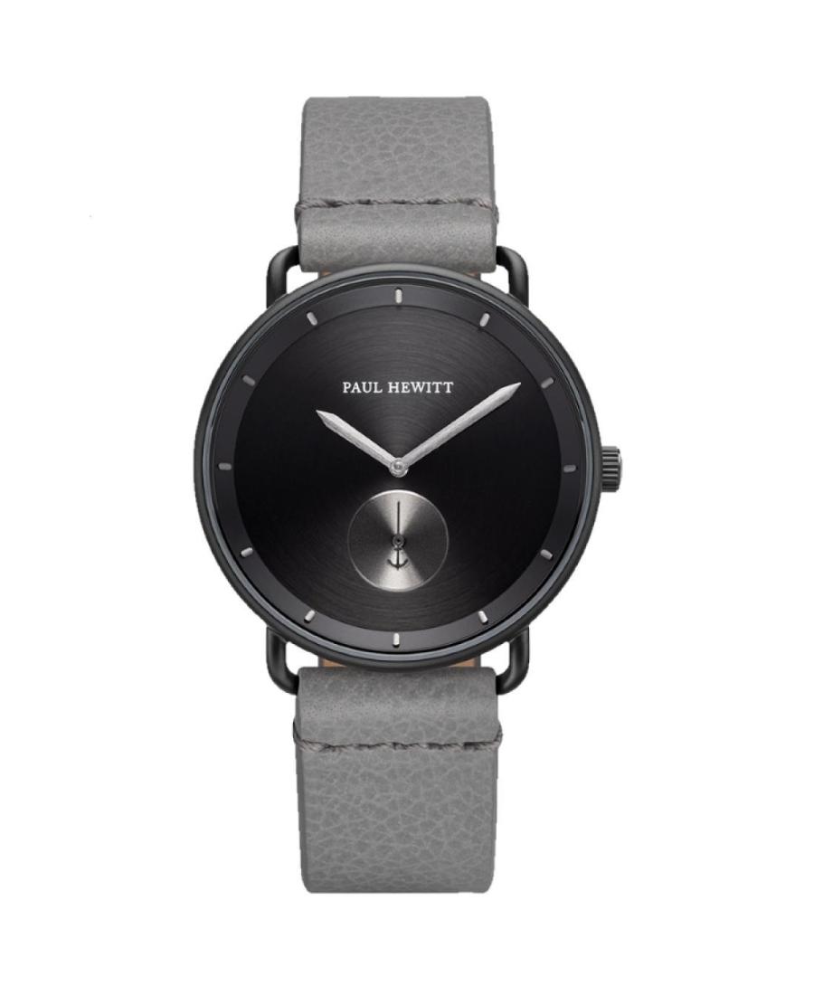 Men Fashion Quartz Analog Watch PAUL HEWITT PH-BW-BGM-BS-58M Schwarz Dial 42mm
