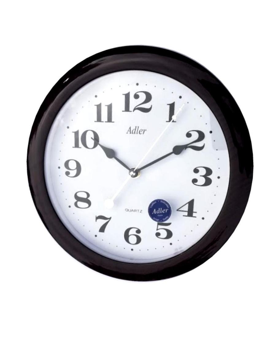 ADLER 30021 DARK CHERRY Настенные кварцевые часы Пластик Темная вишня