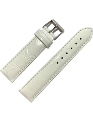 Watch Strap Ardi RK-24-02-01-1-0 Lak Pandora White 24 mm