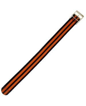 Nylon Watch Strap long KPR1.01-19.18.W.XL Textile Orange 18 mm image 1