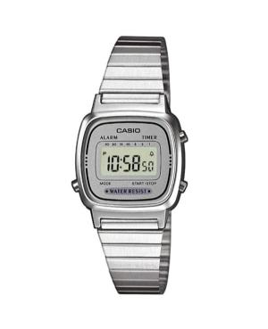 Kobiety Funkcjonalny Japonia kwarcowy cyfrowe Zegarek Budzik CASIO LA670WEA-7EF Kolor srebrny Wybierz