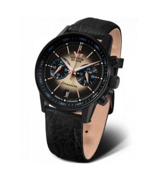 Mężczyźni klasyczny kwarcowy analogowe Zegarek Chronograf VOSTOK EUROPE VK64-560C691 Brązowy Wybierz 43mm