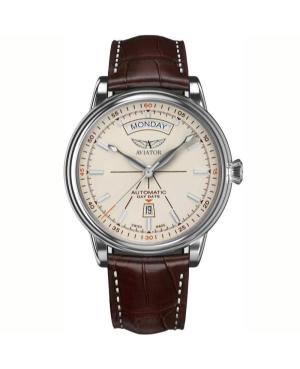 Men Klassisch Luxury Swiss Automatic Watch AVIATOR V.3.20.0.141.4 Sand Dial 45mm