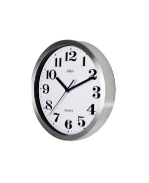 ADLER 30087 SILVER Настенные кварцевые часы Алюминиевая рамка Металл Серебреного цвета метал Сріблястий колір image 1