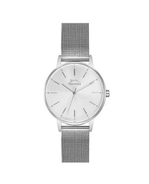 Women Klasické Quartz Analog Watch SLAZENGER SL.9.6248.3.03 Silver Dial 36mm
