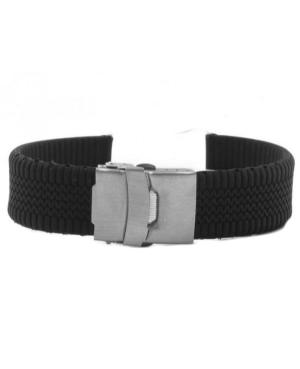 Watch Strap Diloy SBR30.01.22 Black Silicone Černá 22 mm image 1