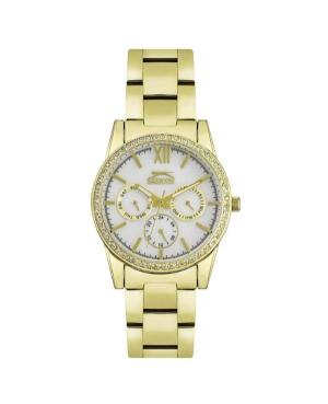Moteriškas Modernus (fashion) Klasikinis Kvarcinis Rodyklinis Watch SLAZENGER SL.9.6253.4.05 Gold color Dial 35mm