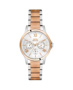 Kobiety klasyczny Moda kwarcowy analogowe Zegarek SLAZENGER SL.9.6272.4.04 Srebrna Wybierz 35mm