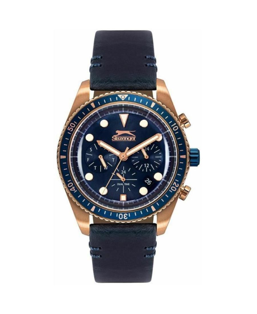 Vyriškas Sportinis Modernus (fashion) Kvarcinis Rodyklinis Watch SLAZENGER SL.9.6268.2.03 Mėlyna Dial 42mm