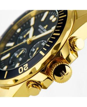 Men Klasické Diver Quartz Analog Watch Chronograph JACQUES LEMANS 1-2091J Černá Dial 44mm image 3