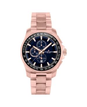 Men Klasické Sports Quartz Analog Watch JACQUES LEMANS 1-1990D Modrá Dial 43mm