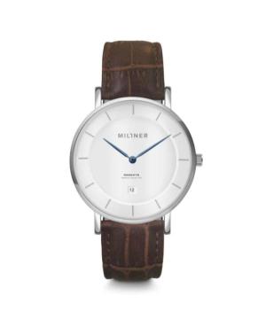 Men Fashion Quartz Analog Watch MILLNER 8425402504628 Weiß Dial