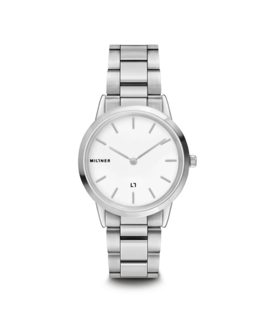 Women Fashion Quartz Analog Watch MILLNER 8425402505830 Bílá Dial 36mm